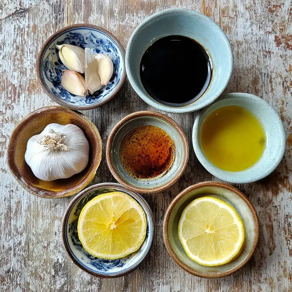 Ingredients for Traeger smoked salmon marinade