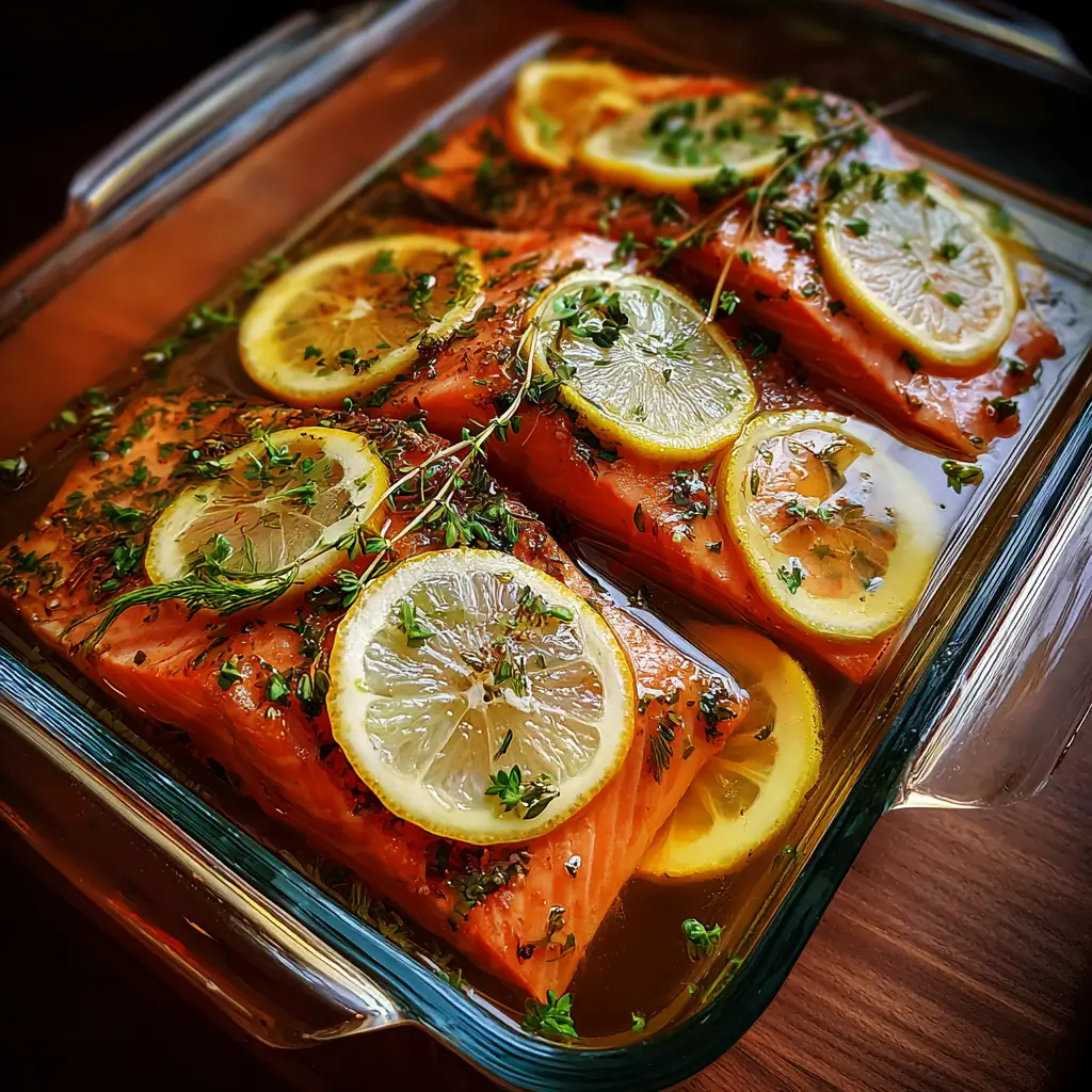 salmon brining before smoking with maple wood