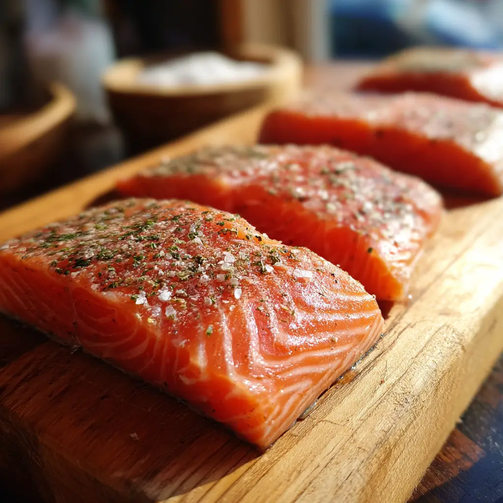 Cherry Wood for Smoking Salmon: The Best Mild and Sweet Choice 3 preparing salmon for smoking with cherry wood