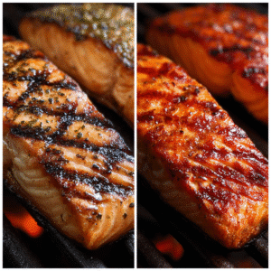 Comparison of salmon fillets smoked with different wood pellets