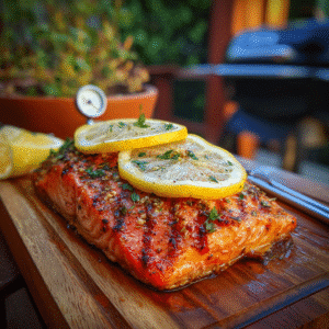 Traeger Smoked Salmon Temperature & Timing: The Complete Guide for Perfect Flavor 3 serving smoked salmon cooked on Traeger grill