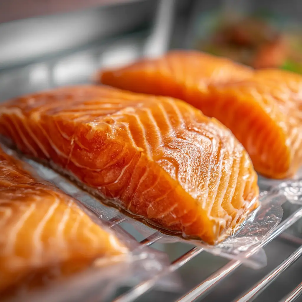 storing hot smoked salmon in fridge vacuum sealed portions