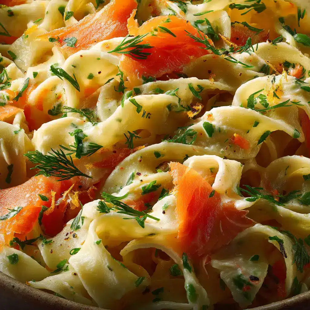 uses for cold smoked salmon in creamy pasta