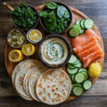 smoked salmon hummus wrap ingredients