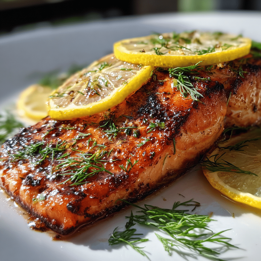 The Ultimate Smoked Salmon Recipe Traeger Guide: Fillets, Temperatures, and Marinades 8 Traeger lemon dill smoked salmon with fresh herbs and lemon slices